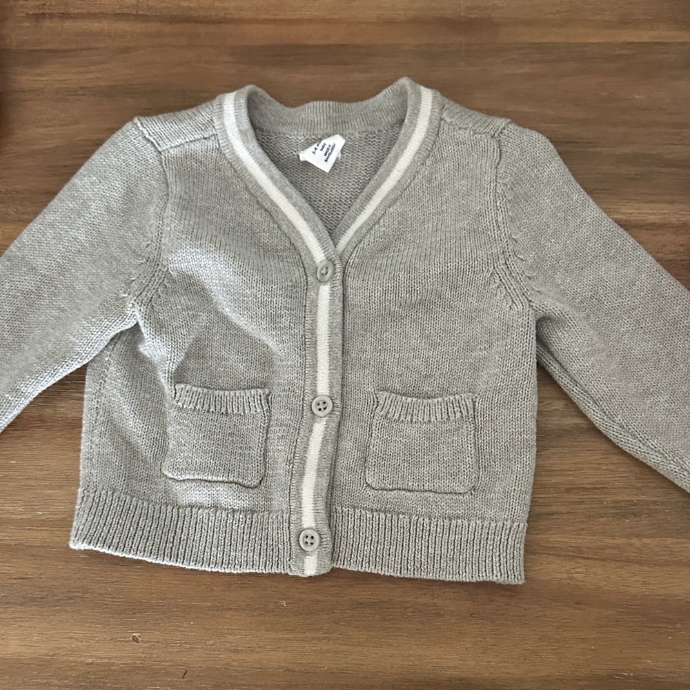 GAP Light Gray Kids Cardigan Sweater